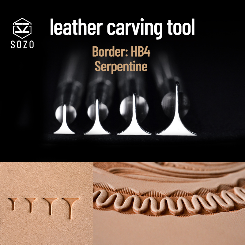 Leatherwork Craft - SOZO HB4 Leather Craft Work Stamping