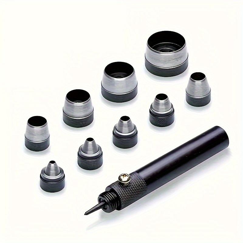 10Pcs Hollow Punch Set Heavy‑D - огляд і ціна Leatherwork Craft
