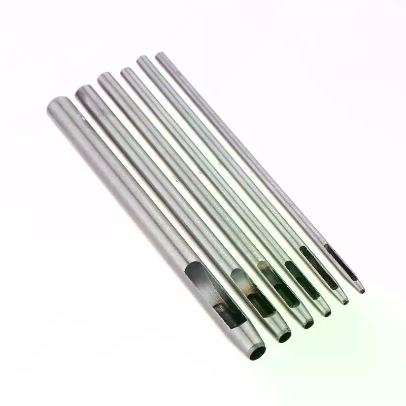 6 Pcs Kit Hollow Punch Set Rou - огляд і ціна Leather Work Organiser
