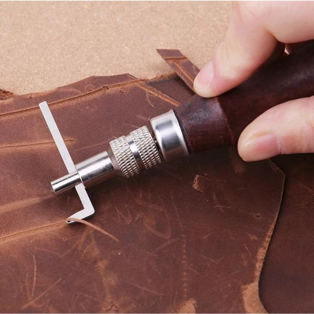 1PC Adjustable Leather Edge St - огляд і ціна Leather Edge Beveler