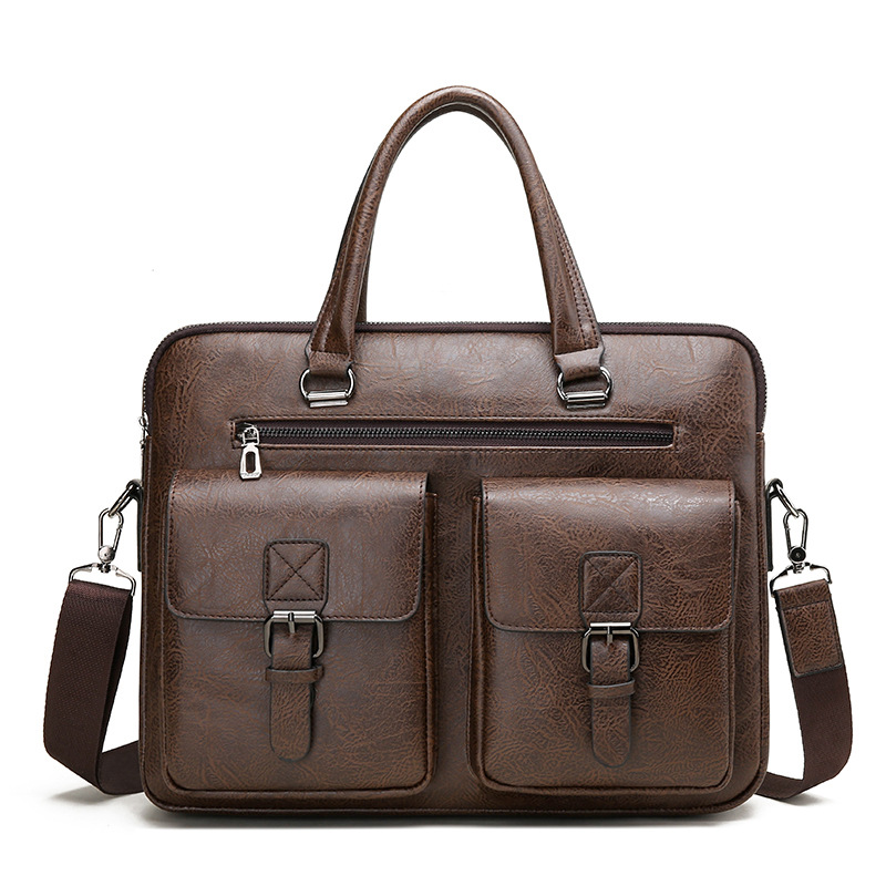 Luxury Brand Man Business Brie - огляд і ціна Leather Work Bag