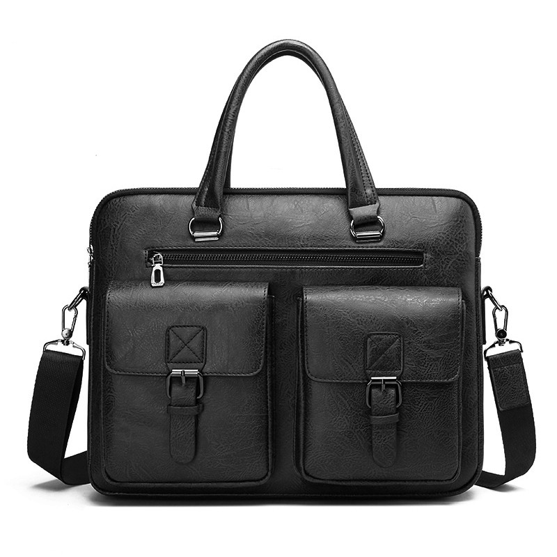 Luxury Brand Man Business Brie - огляд і ціна Leather Work Bag