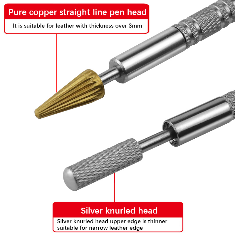 Leather Dual Head Edge Oil Glu - огляд і ціна Leatherwork Roller