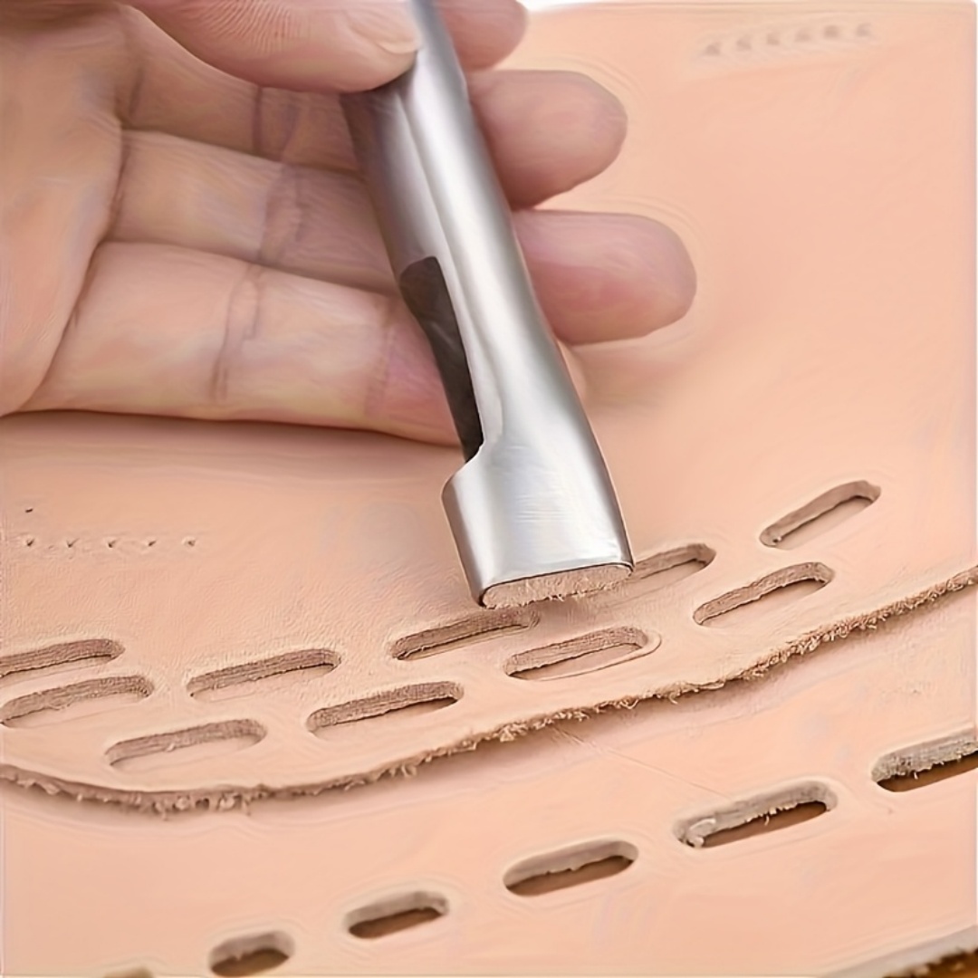 5pcs Leather Oblong Belt Hole  - огляд і ціна Leather Edge Beveler