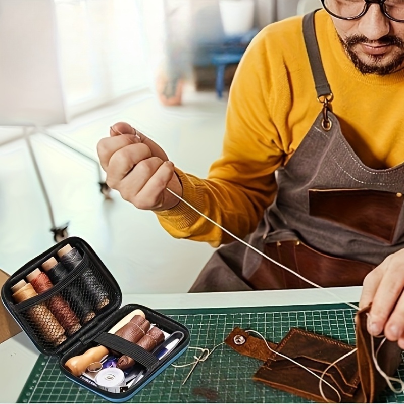 Leather Sewing Kit, Leather Re - огляд і ціна Leather Work Organiser