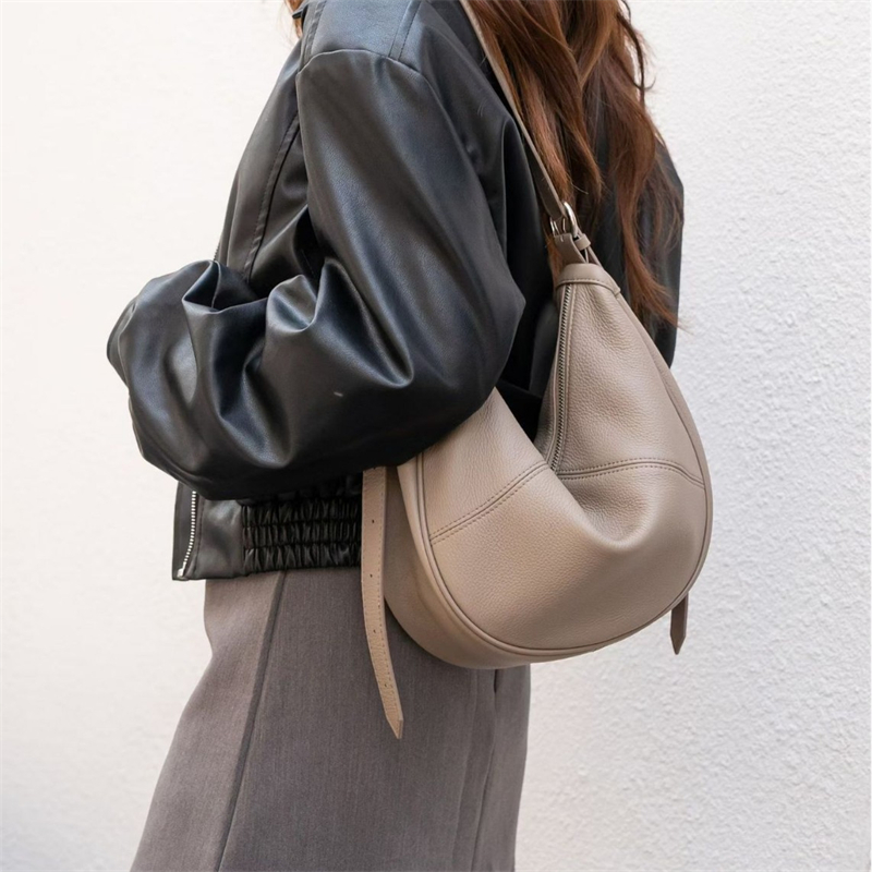 BURMINSA Genuine Leather Hobo  - огляд і ціна Leather Work Bag