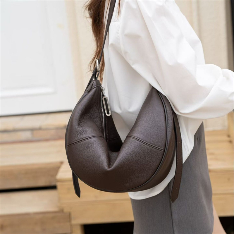 BURMINSA Genuine Leather Hobo  - огляд і ціна Leather Work Bag